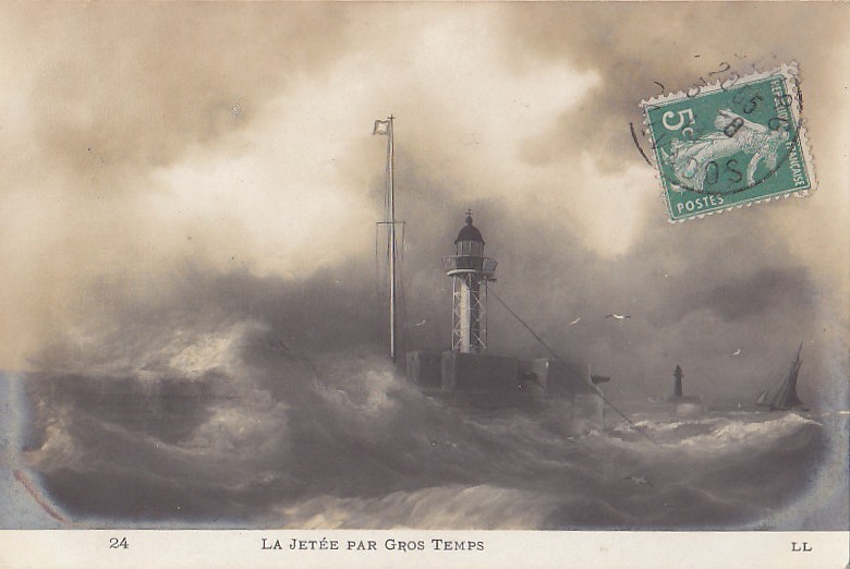 Bâteaux - Bâteau - Phare Jetée Sémaphore - Tempête Gros Temps - Pêche