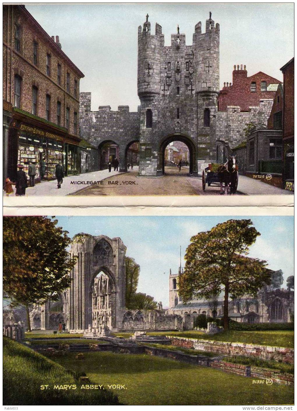 S1   -    993    -   YORK     .  (  ANGLETERRE )  .    Valesque .  5  View   Letter  Card  Of   YORK  . - York