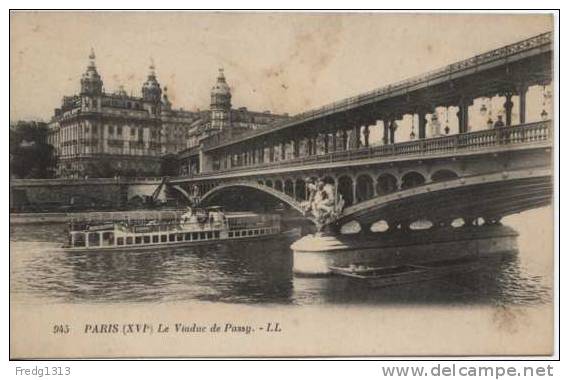 Paris - Metro - Viaduc De Passy - Nahverkehr, Oberirdisch