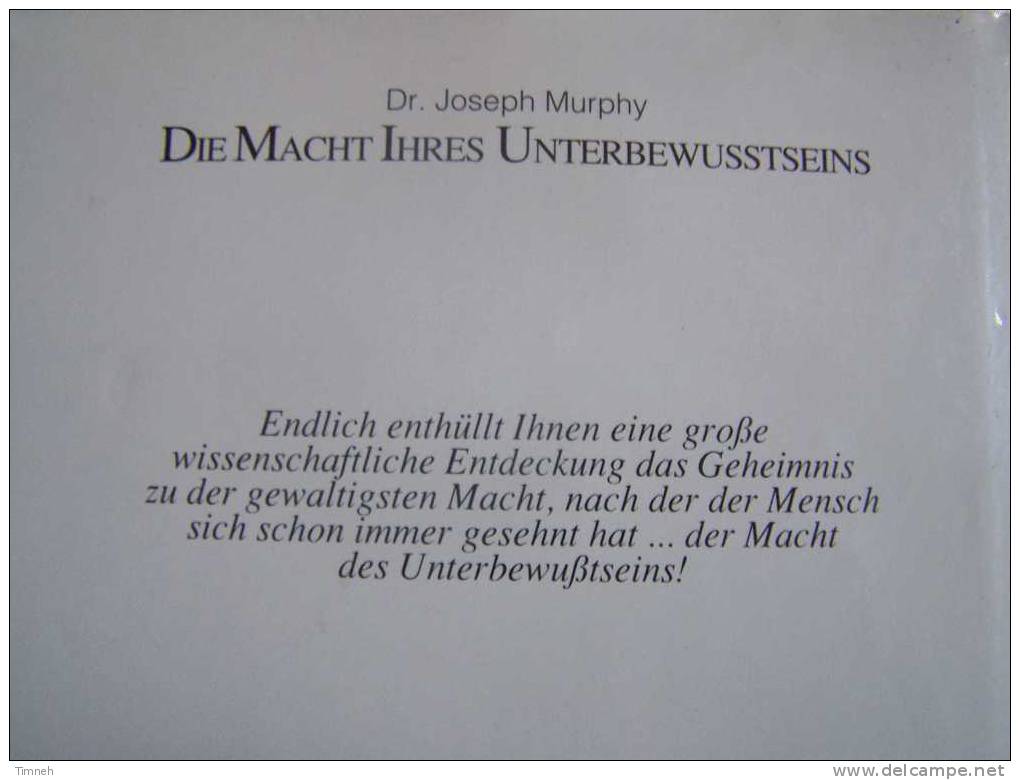 Dr Joseph MURPHY-Die Macht Ihres Unterbewusstseins-ESOTERIK- - Psicología