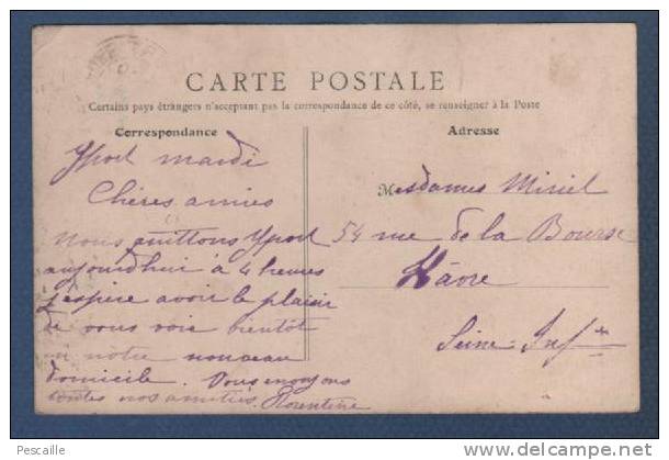 76 SEINE MARITIME - CP ANIMEE YPORT - GRANDE RUE - H. W. N° 202 - CIRCULEE EN 1904 - Yport