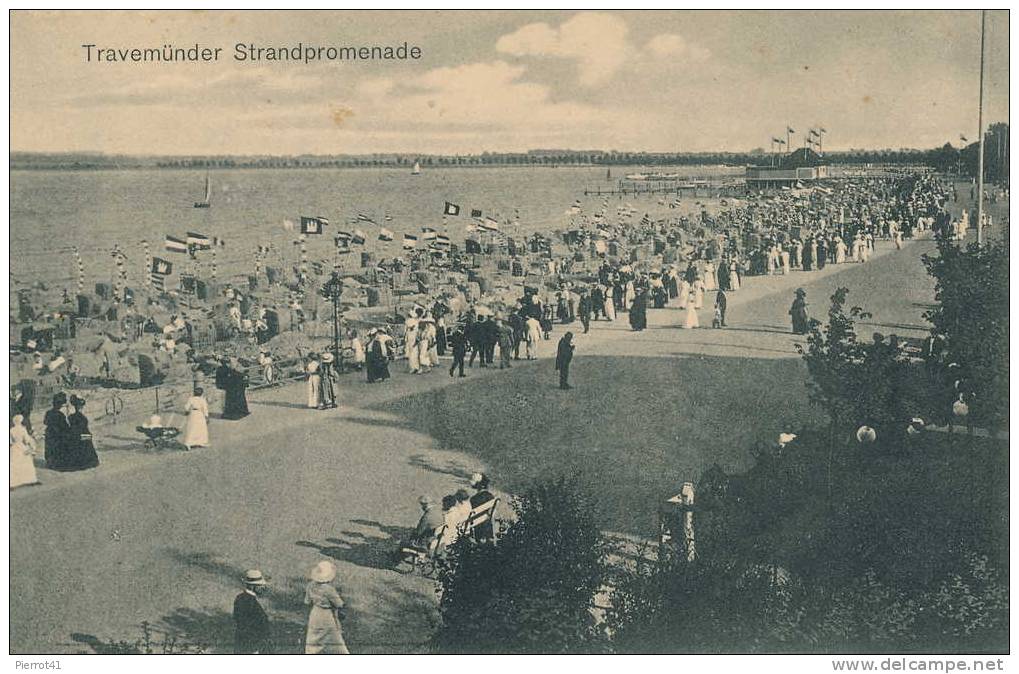 TRAVEMÜNDE  - Travemünder Strandpromenade - Lübeck-Travemuende