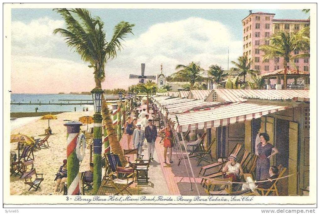 Roney Plaza Hotel,miami Beach,florida,roney Plaza Cabana Sun Club - Miami Beach