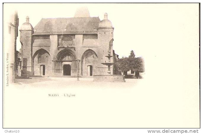 WASSY - L'Eglise (Carte Pionnière) - Très Bon état - Wassy