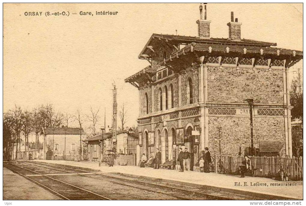 CPA -  91 - ORSAY - Gare, Intérieur - 495 - Orsay