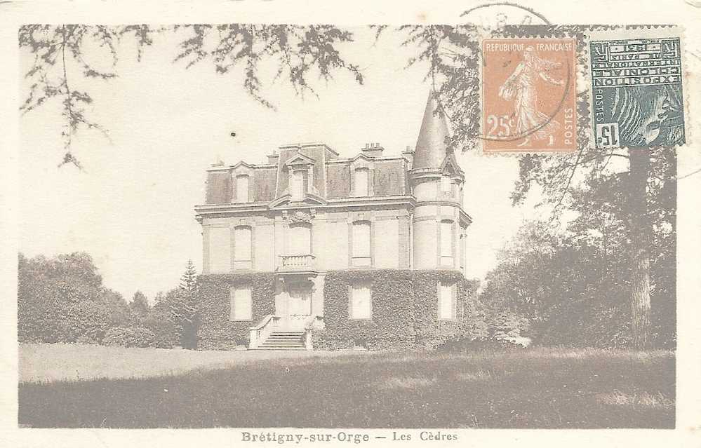 91. BRETIGNY-SUR-ORGE. LES CEDRES.  BEAU PLAN. - Bretigny Sur Orge