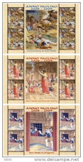 CITTA´ DEL VATICANO - VATIKAN STATE - ANNO 2008 -  BF ANNO PAOLINO - ** MNH - Ongebruikt