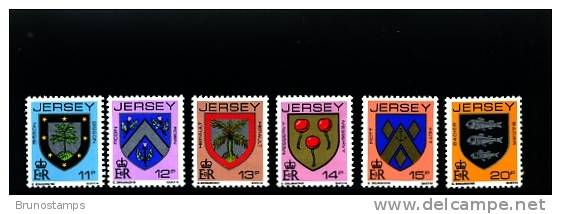 JERSEY - 1981  ARMS OF JERSEY 2nd  SET  MINT NH - Jersey