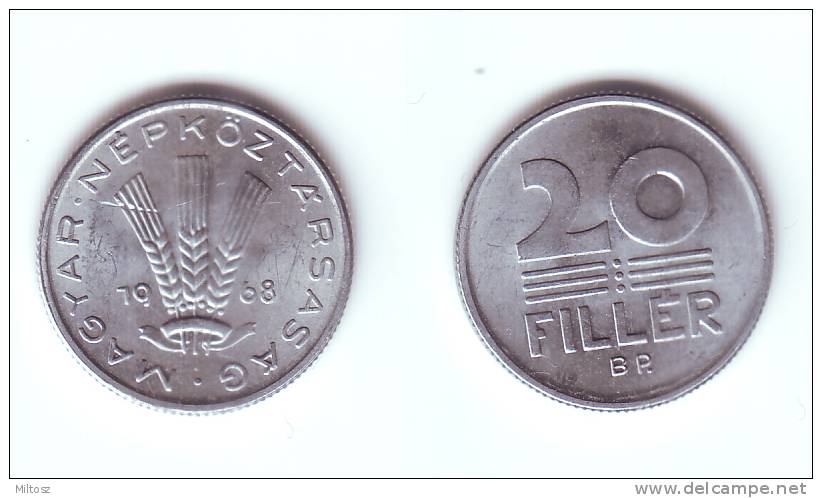 Hungary 20 Filler 1968 - Ungarn