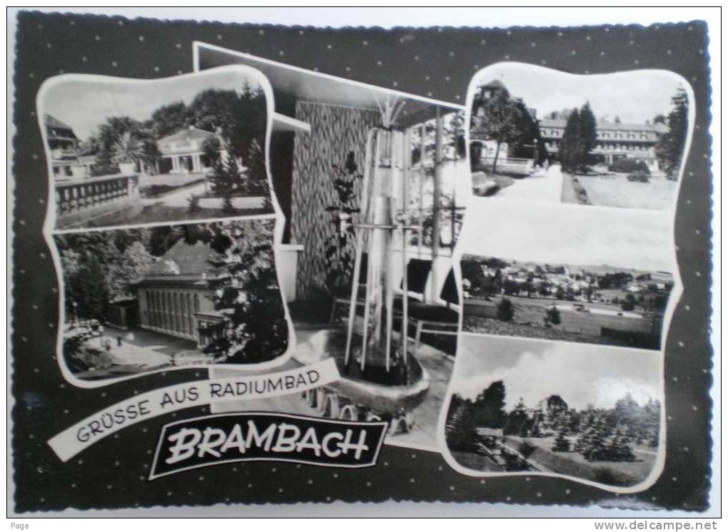 Bad Brambach,Mehrbild-Karte,1965, - Bad Brambach