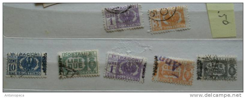ITALY 1945-48 PACCHI USED VF - Paquetes Postales