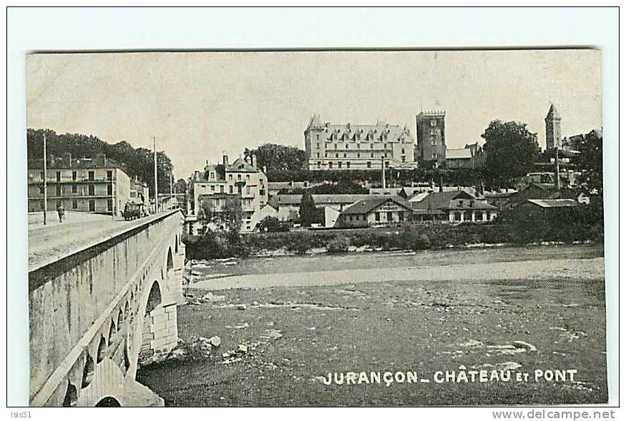 Dép 64 - Jurancon - Château Et Pont -  état - Jurancon