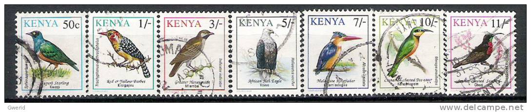 Kenya N° YVERT 561 562 563 588 564 566 567  OBLITERE - Kenia (1963-...)