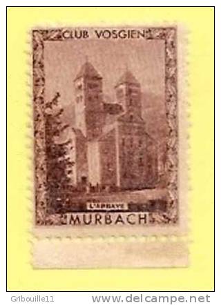 MURBACH   -   * L´ABBAYE  Sur TIMBRE CLUB VOSGIEN *   -   Editeur : /   N°/ - Murbach