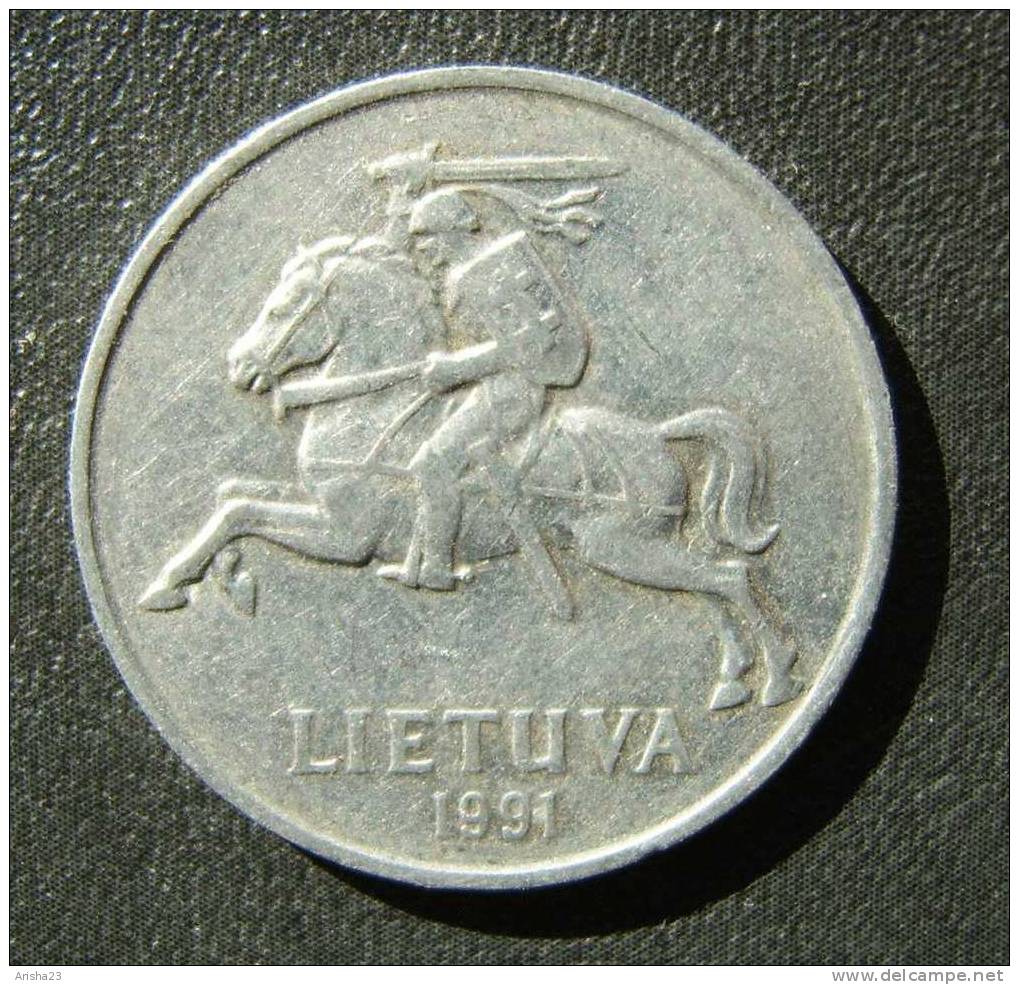 No.A1. Lithuania, 5 Centai 1991 - Litouwen