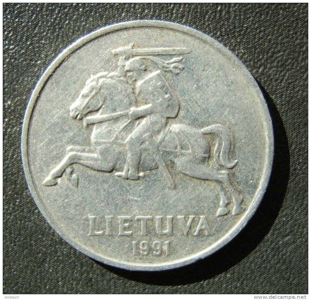 No.A1. Lithuania, 5 Centai 1991 - Lithuania