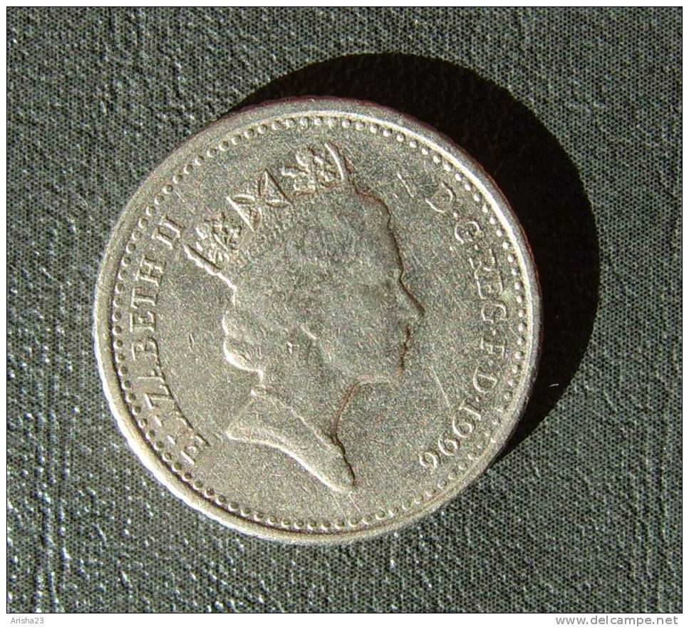 No.H1. Geat Britain, UK, 5 PENCE 1996 - Elizabeth II - 5 Pence & 5 New Pence