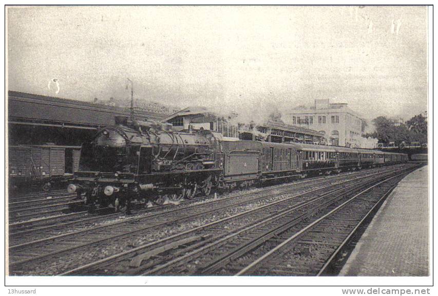 Carte Postale Paris Pont Cardinet - Réseau De L'Etat. Rapide Du Havre, Locomotive "Pacific" 231 523 - Chemin De Fer - Arrondissement: 17