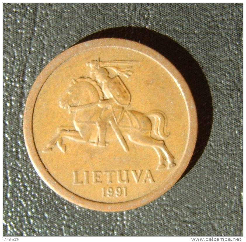 No.H1. Lithuania, 10 Centu 1991 - Litouwen