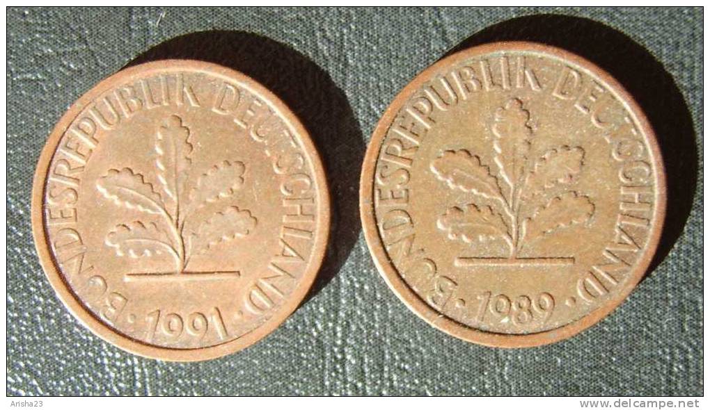 No.H1. Germany, 1 Pfennig 1989 - 1991 - 1 Pfennig