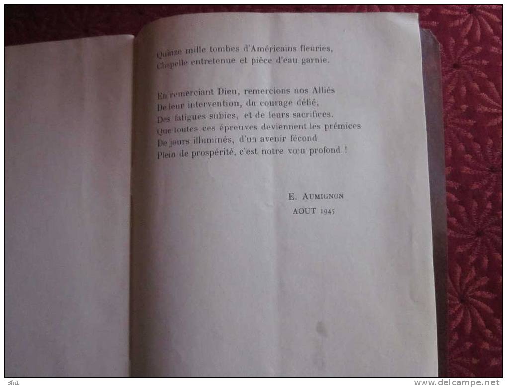 E.AUMIGNON AOUT 1945- LA REVANCHE DE 1870 - GUERRE 1814-1918 - Ex Libris