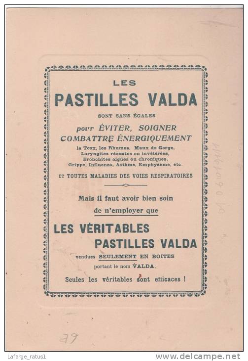 VERSO LES PASTILLES VALDA RECTO ENVIRONS DE MODANE CASCADE DE SAINT BENOIT CLICHEPITTIER ANNECY - Paperboard Signs