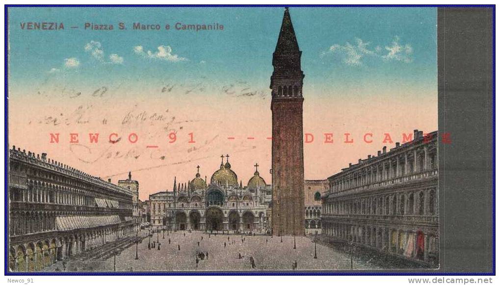 Italia - Veneto - Venezia - Piazza San Marco E Campanile - Viaggiata N#185756 - Venezia