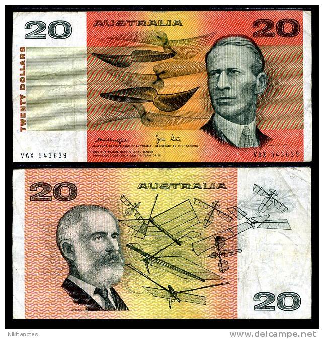 AUSTRALIA 20 DOLLARS P 46 D CIRCULATED NR - Other & Unclassified