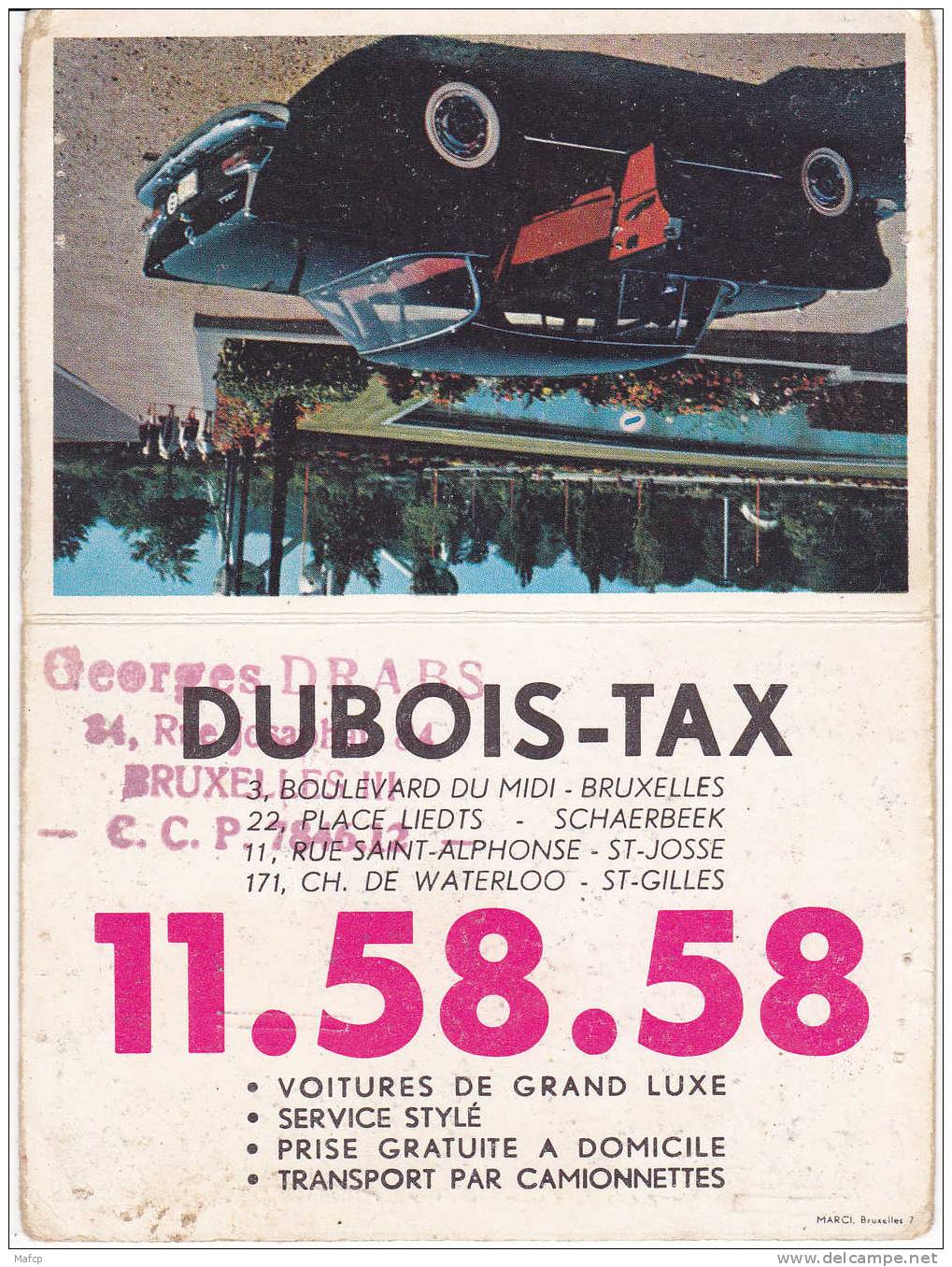 Calebdrier 1963 - DUBOIS-TAX - Formato Piccolo : 1961-70