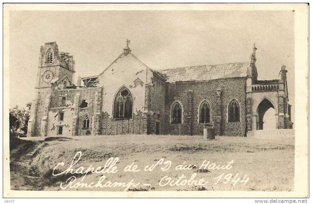 RONCHAMP-Chapelle De N.D Du Haut-Octobre 1944     25 - Altri & Non Classificati