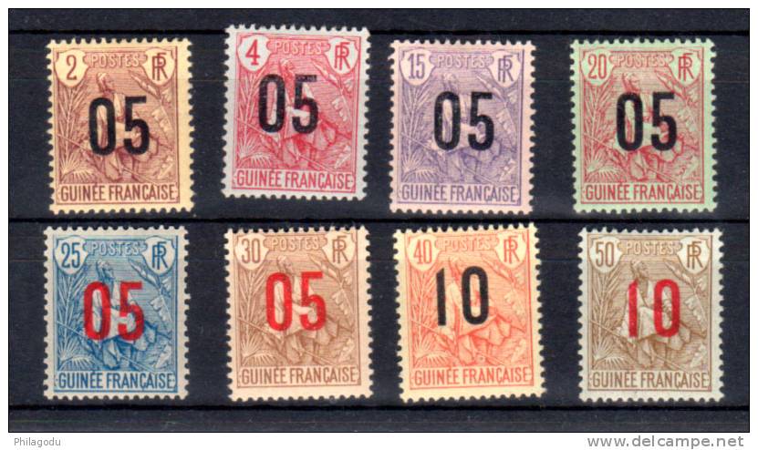Timbres De 1892 Surchargés (berger Pulas), 55 / 62 *, Cote 15,50 € - Nuovi