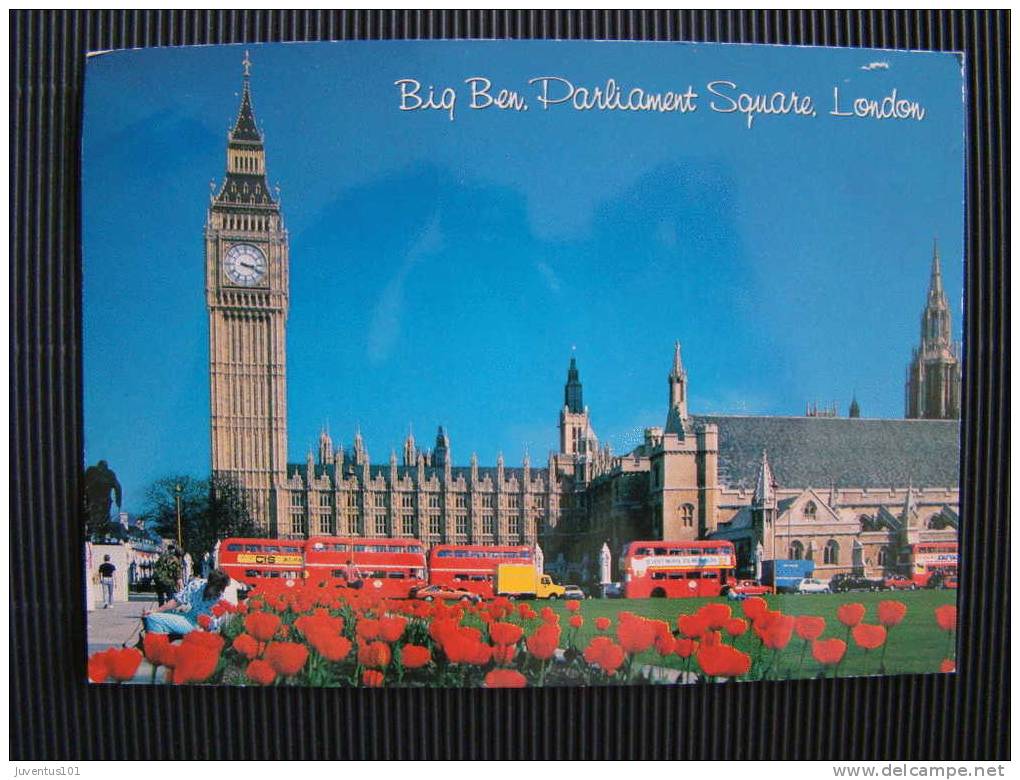 CPM ANGLETERRE-London-Big Ben-Parliament Square-grand Format - Houses Of Parliament