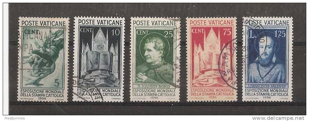 Vatican: 72/ 74 - 76 - 78 Oblit - Oblitérés