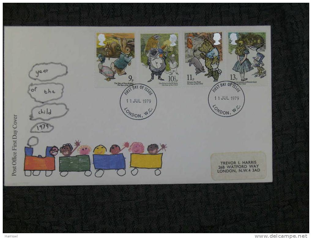 GB FDC 1979 YEAR OF THE CHILD - 1971-1980 Decimal Issues