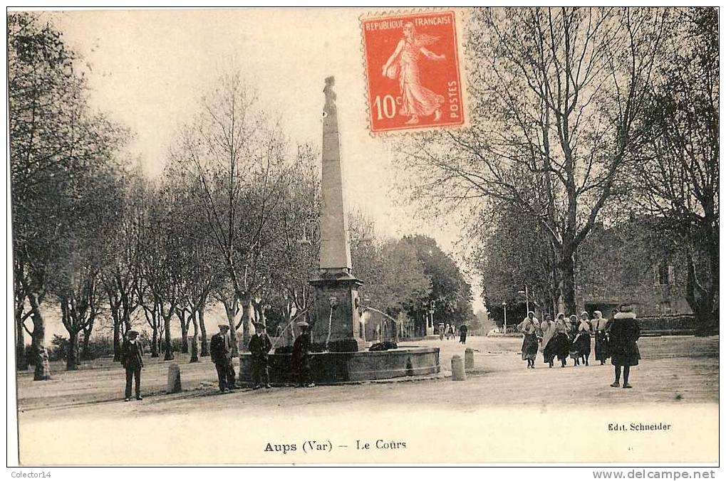 AUPS LE COURS 1919 - Aups