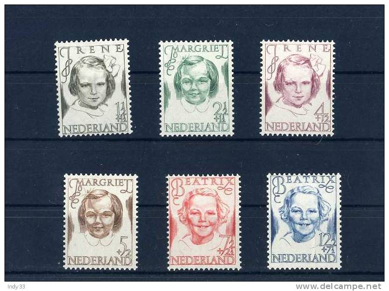 - PAYS-BAS 1930/48 . TIMBRES DE 1946 . NEUFS SANS CHARNIERE - Neufs