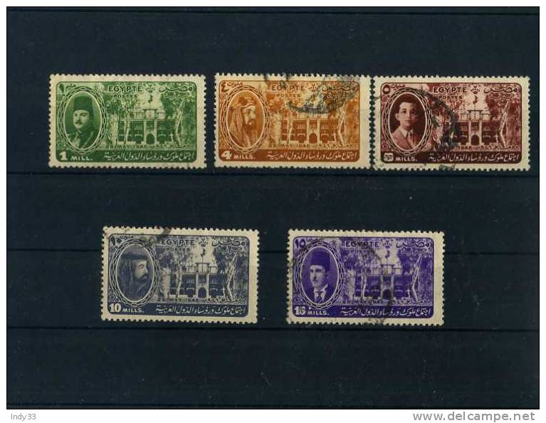 - EGYPTE . TIMBRES DE 1946 . OBLITERES - Used Stamps