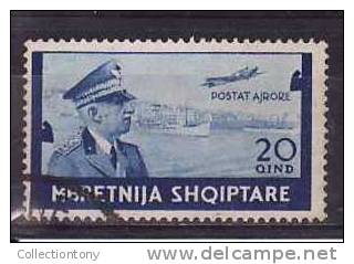 1940 - OCCUPAZIONE - ALBANIA - POSTA AEREA - USATO - N.7 - VAL. CAT. 5.00€ - Albania