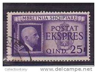 1940 - OCCUPAZIONE - ALBANIA - ESPRESSO - USATO - N.1 - VAL. CAT. 12.00€ - Albanien
