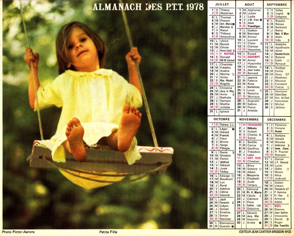 ALMANACH 1978 - Grand Format : 1971-80