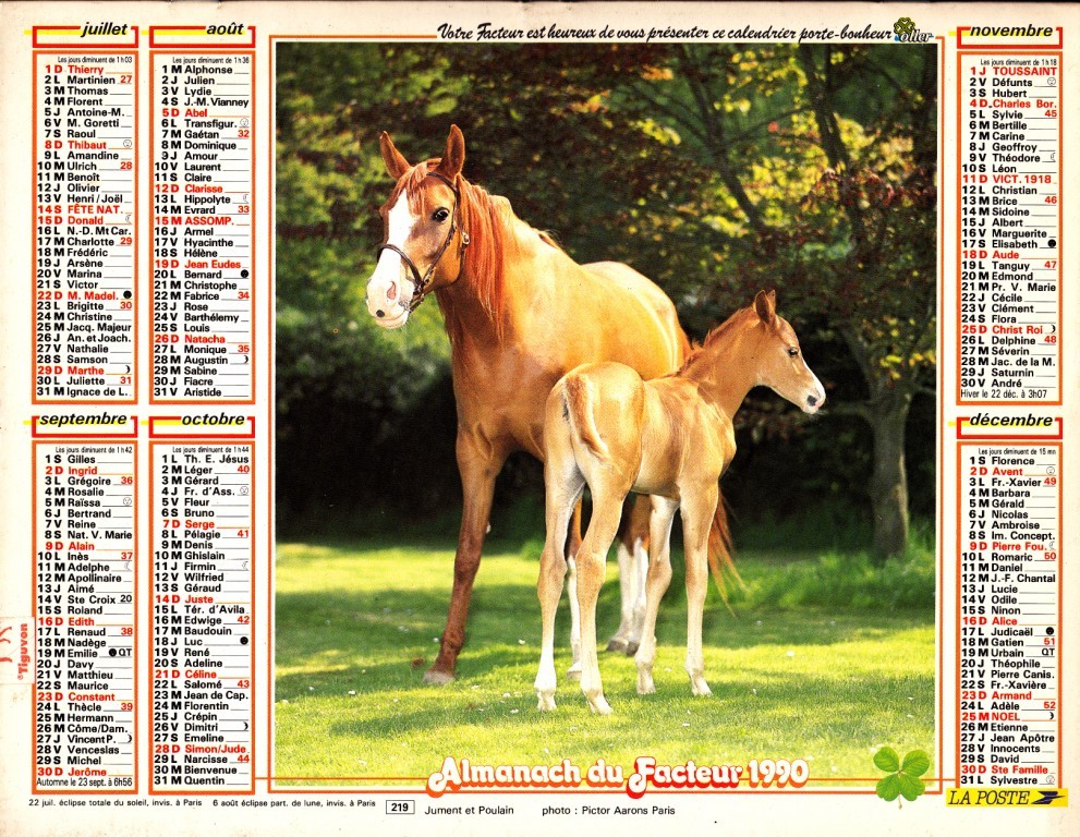 ALMANACH 1990 - Grand Format : 1971-80