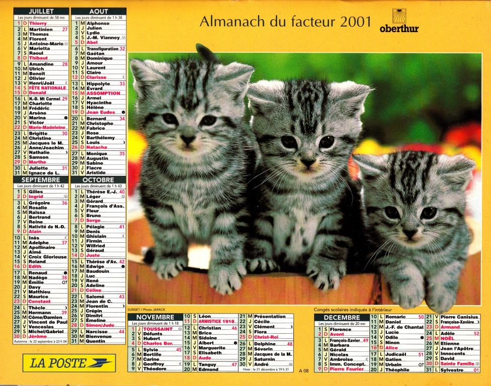 ALMANACH 2001 - Grossformat : 1971-80
