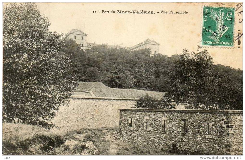 CPA - 92 - Fort Du MONT-VALERIEN - Vue D'Ensemble - 651 - Mont Valerien