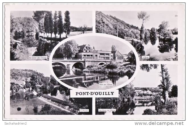 14. Cpsm. PONT-D´OUILLY. 5 Vues - Pont D'Ouilly