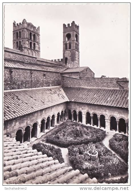 66. Cpsm. ELNE. Le Cloître Et Les Clochers. 129-26 - Sonstige & Ohne Zuordnung