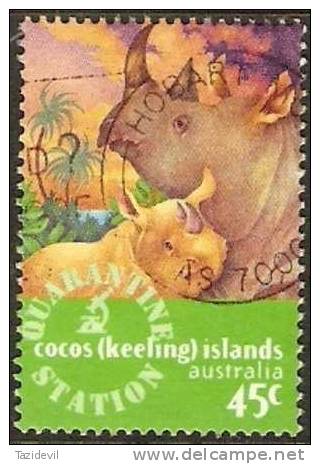 COCOS ISLANDS - Used 1996 45c Quarantine - Isole Cocos (Keeling)