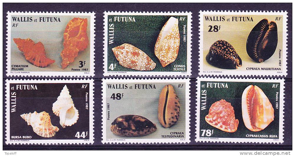 WALLIS Et FUTUNA N°360 à 365 Neufs Sans Charnières - Unused Stamps