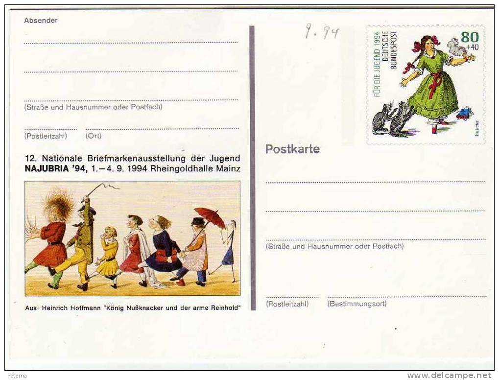 Entero Postal, Feria Del Sello, NAJUBRIA 1994,  (Alemania) , Entier Postal - Postcards - Mint