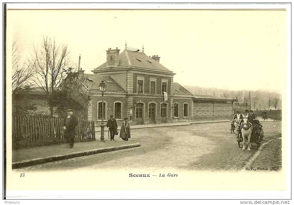 SCEAUX  -  La Gare (attelage) - Sceaux