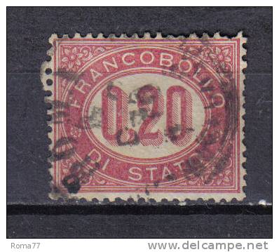 SS3105 - REGNO 1875, Servizio :  Il N. 3  Usato - Dienstmarken